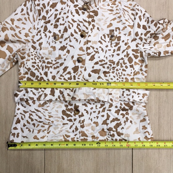 Women's Carole Little Petite button down top - Picture 8 of 8